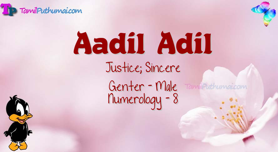 Aadil  Adil-babyname-meaning